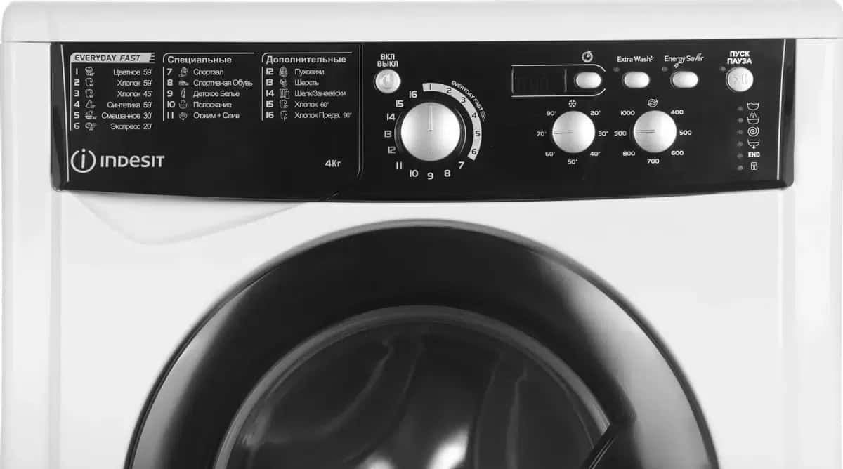 Ошибки (коды) и неисправности стиральных машин Indesit (Индезит)